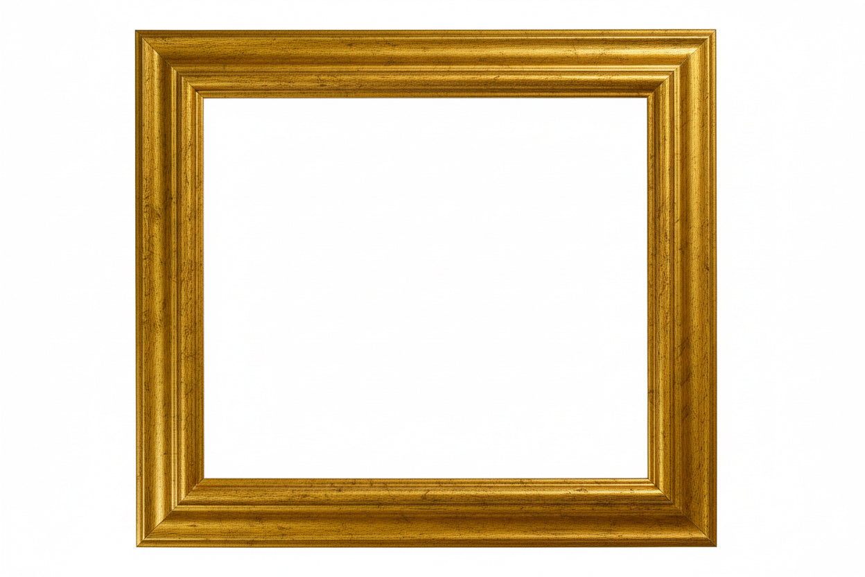 Gold Poly Picture Frame: 8 x 10