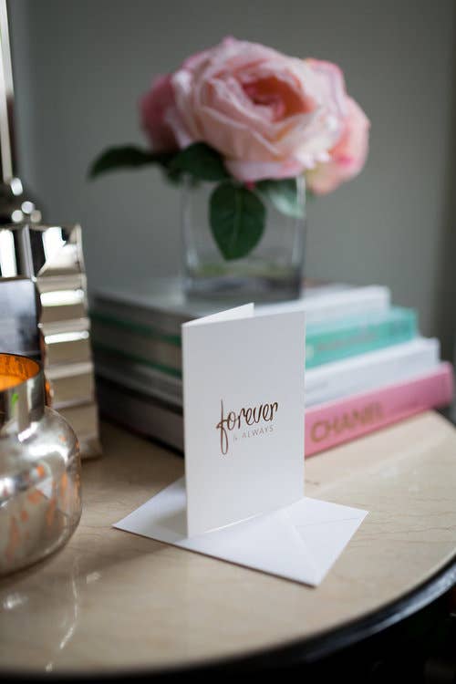 Forever & Always Greeting Card