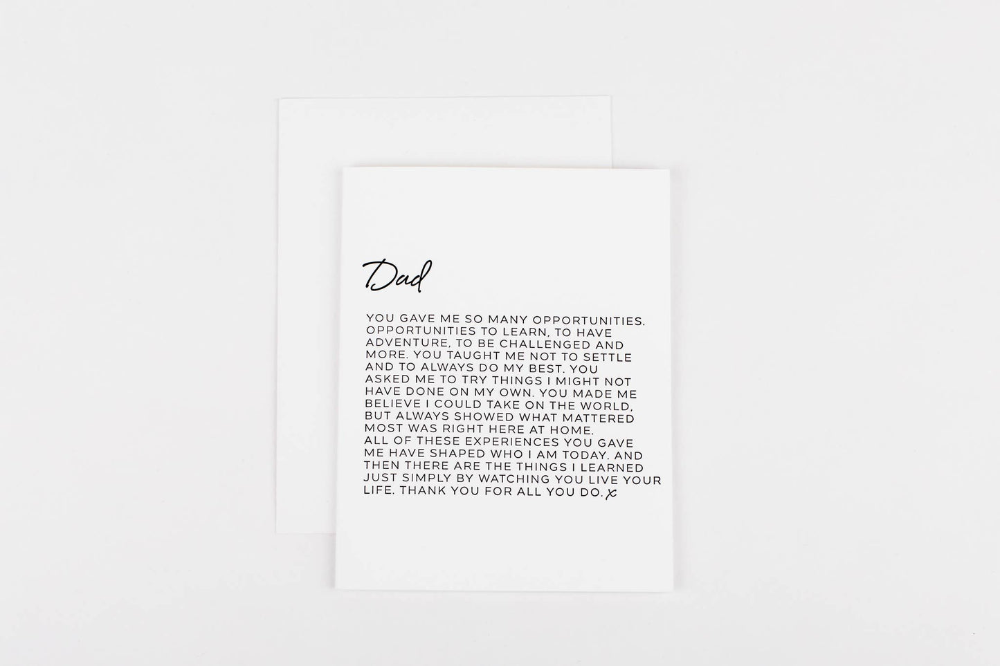 Letter to Dad Greeting Card - Edition 2 Greeting Card