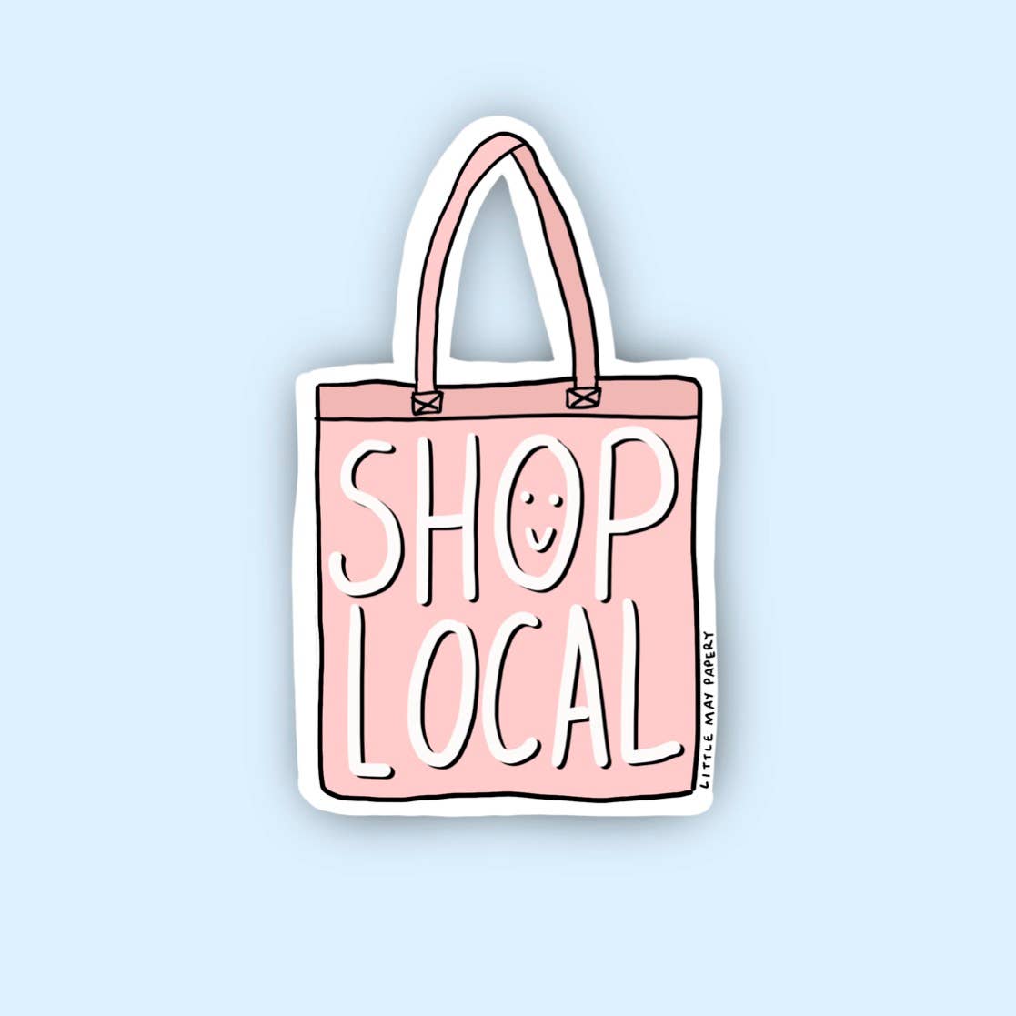 Shop Local / Shop Small Vinyl Sticker