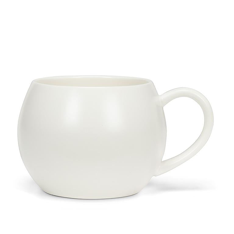 Matte Ball Mug-White