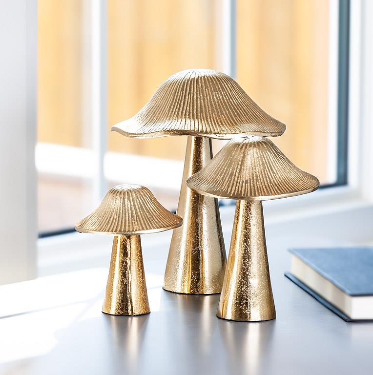 Gold Ribbed Mushroom-Large