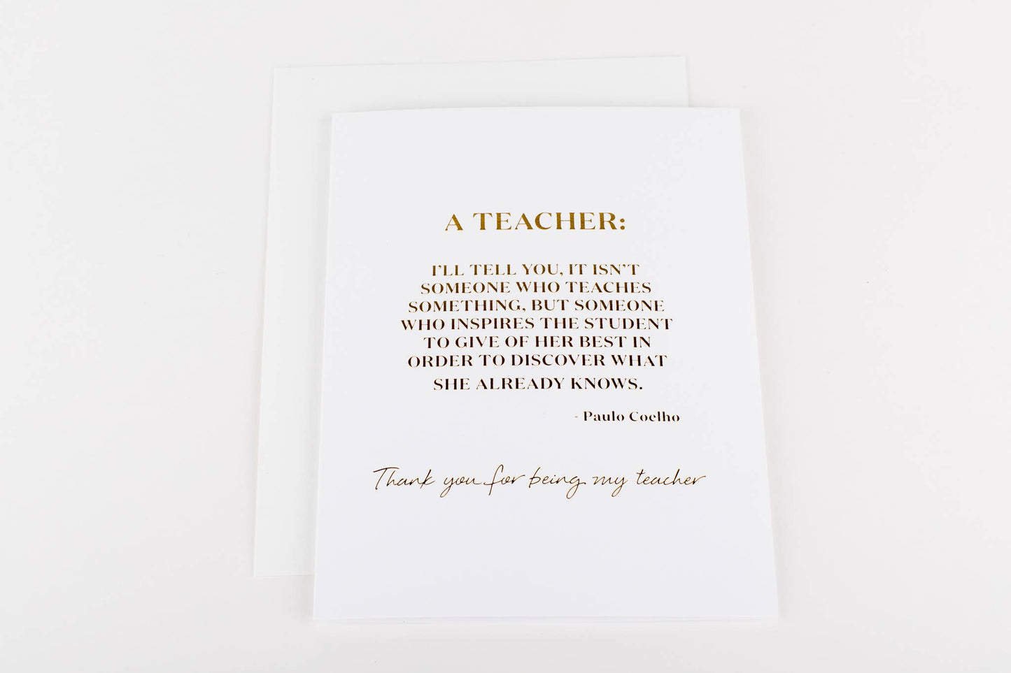Teacher Greeting Card