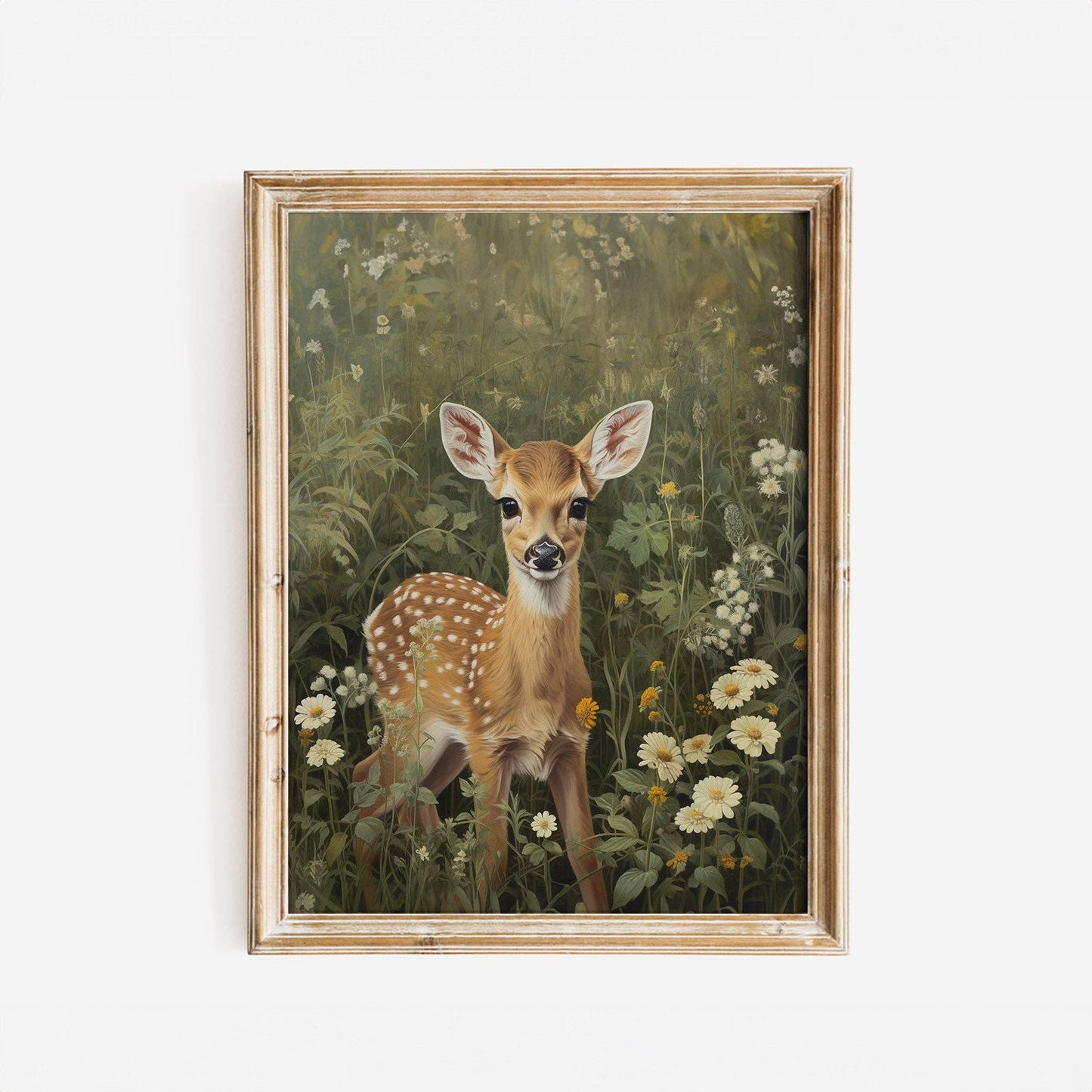 Meadow Deer Art Print: 5x7