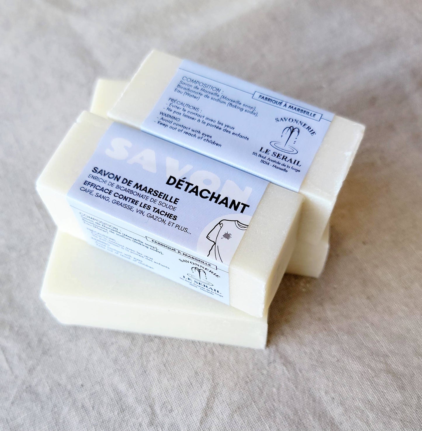 Stain remover Marseille soap Bar