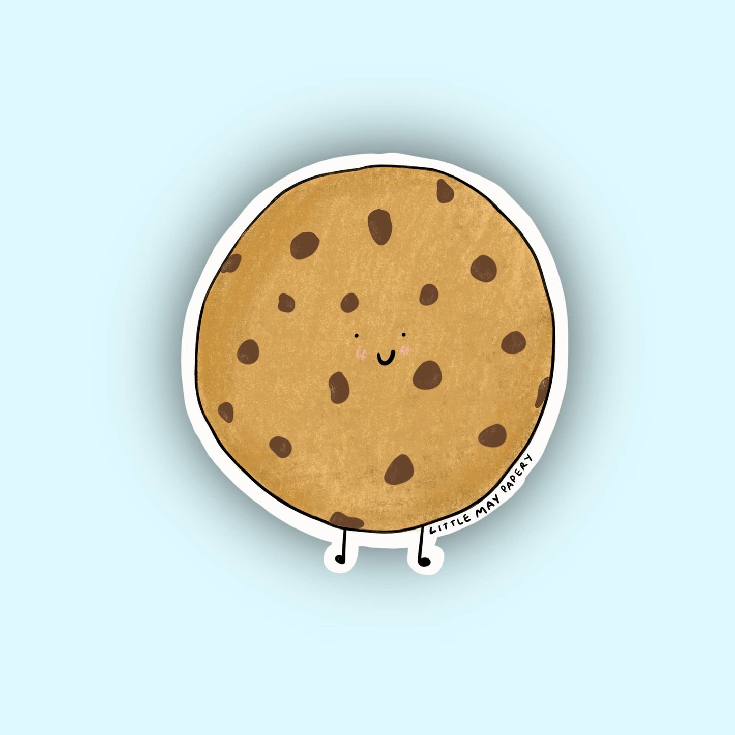 Choc Chip Cookie Vinyl Sticker