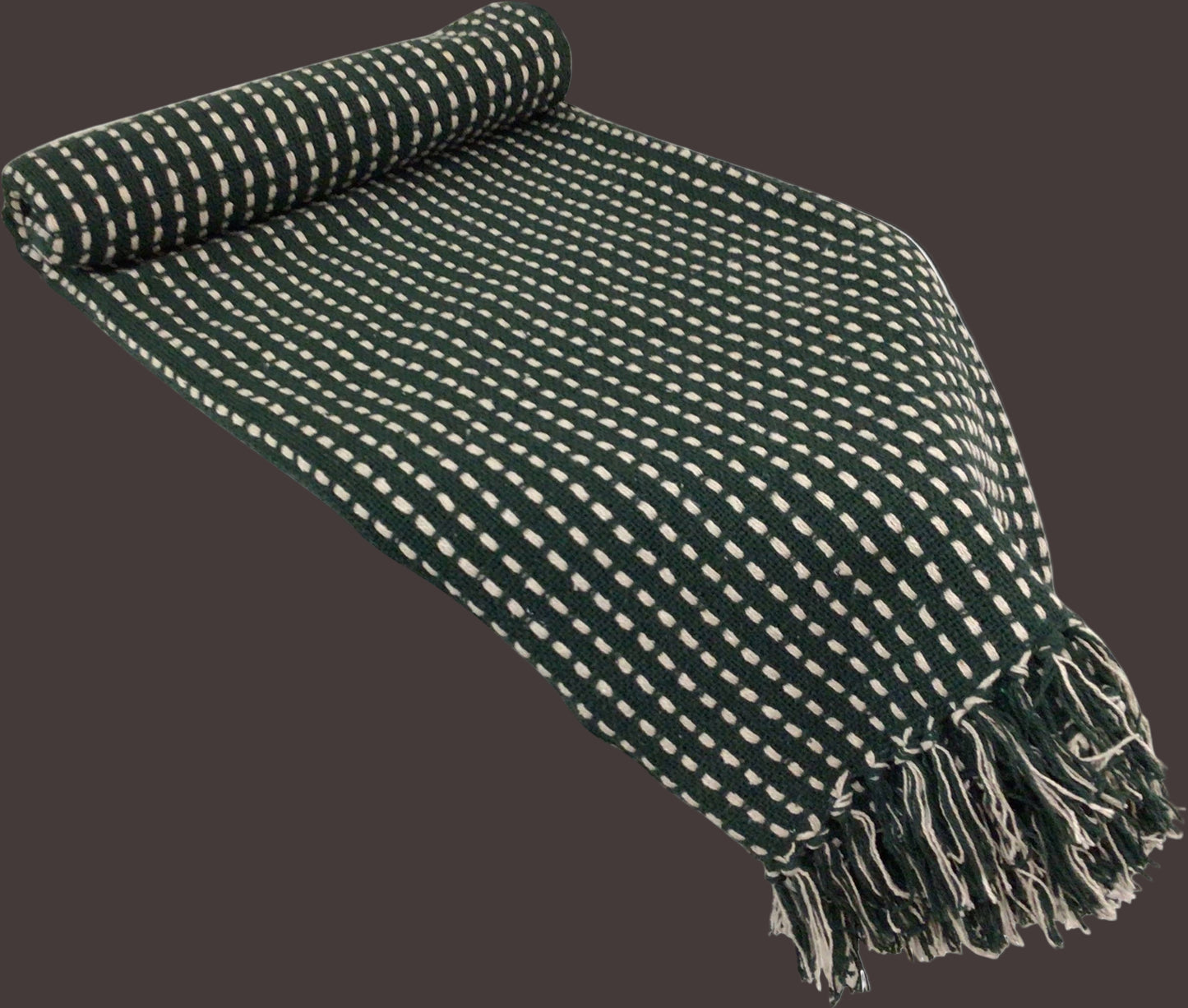 Pick Stitch Woven Throw