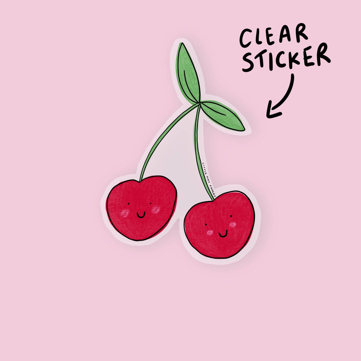 Clear Cherry sticker