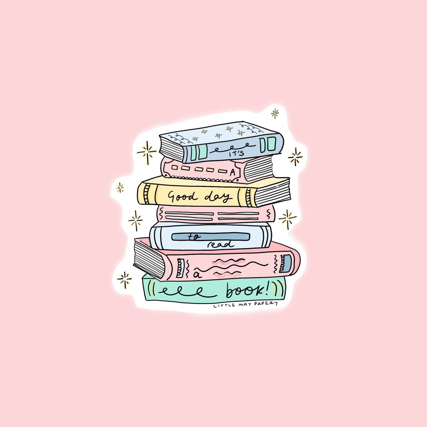 Book lover sticker
