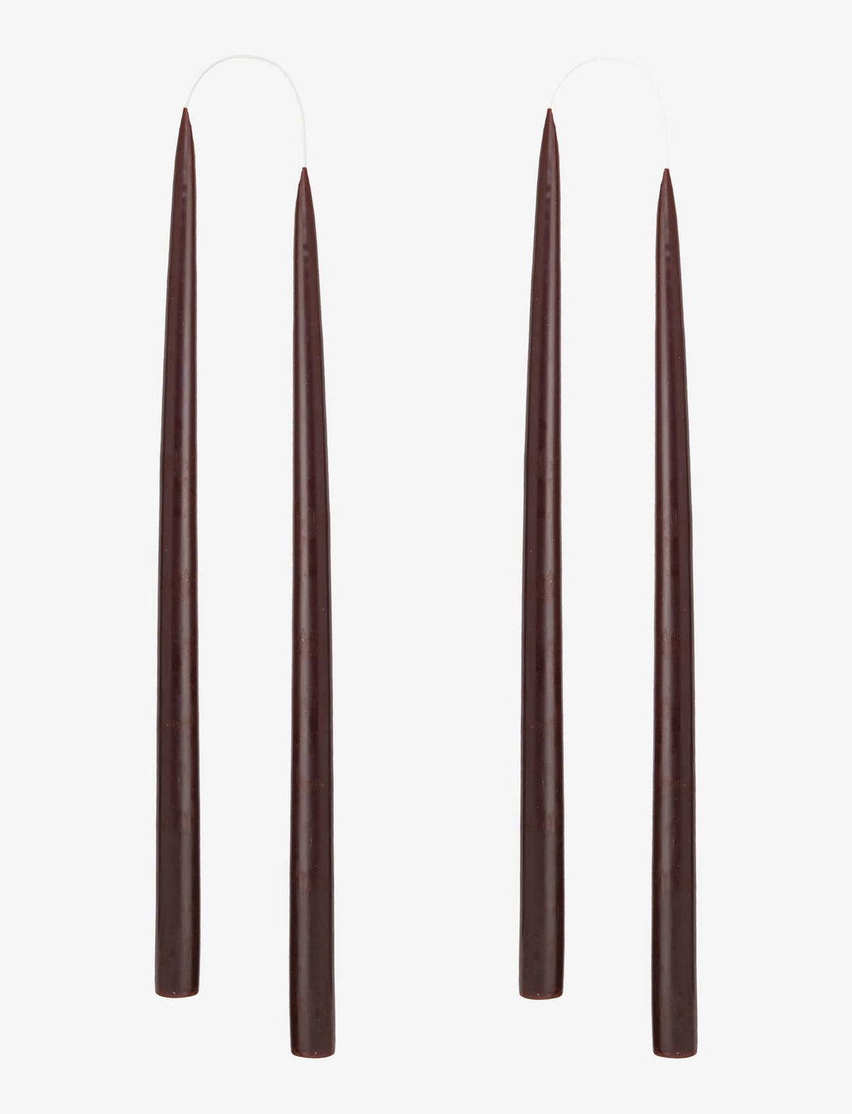 Danish Taper Candle | Dark Brown