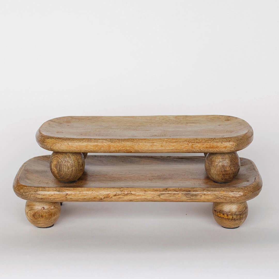 Round Leg Wood Riser