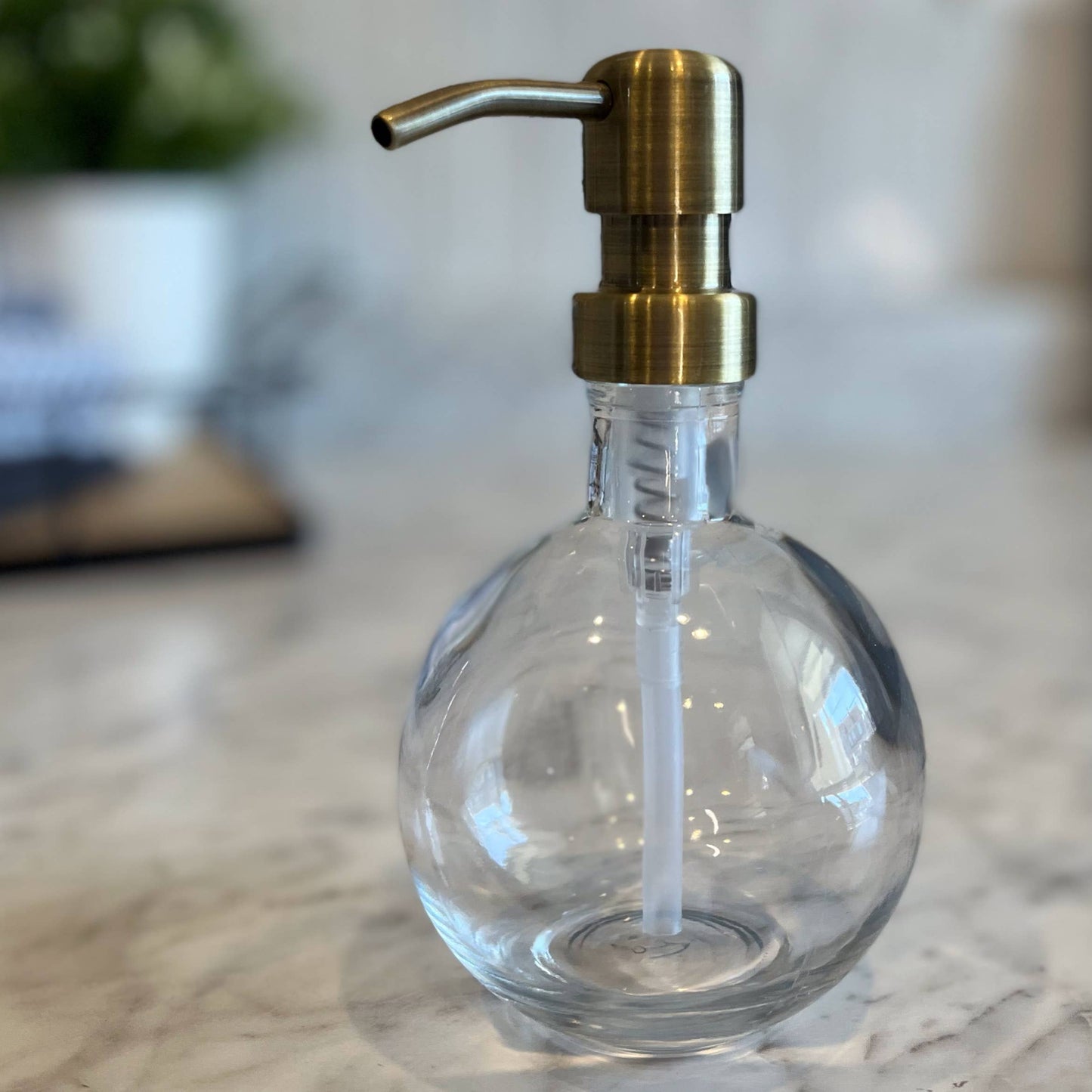Moon Glass Soap Dispenser