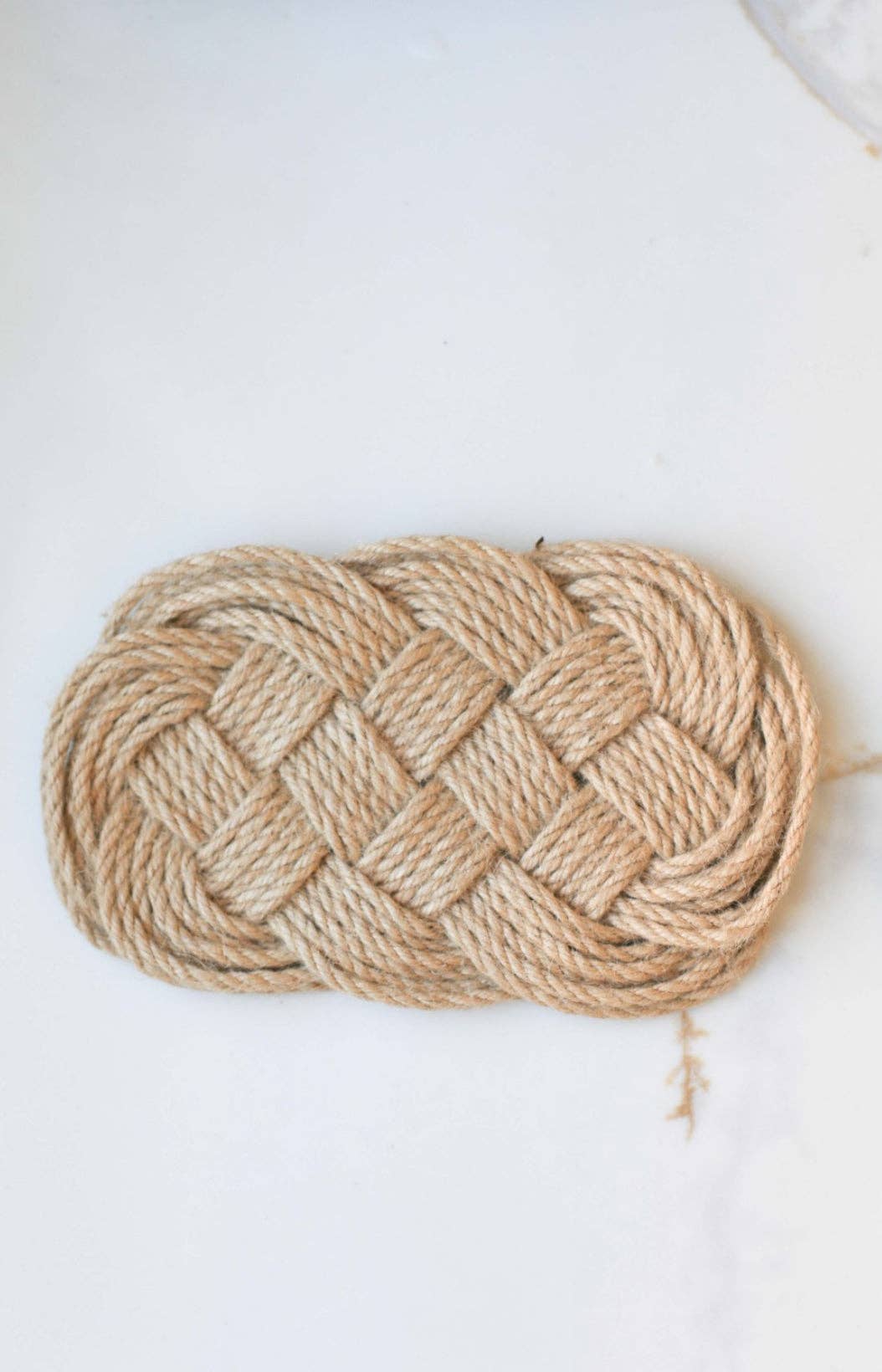 Jute Braided Oval Trivet
