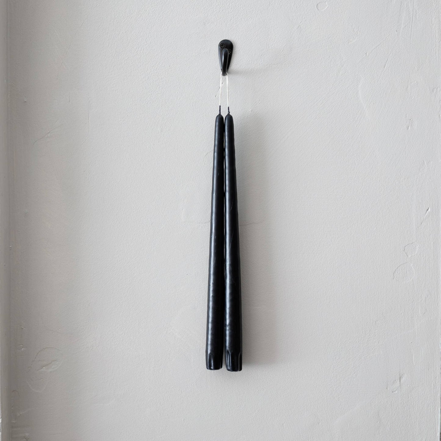 Taper Candles - Pair Black