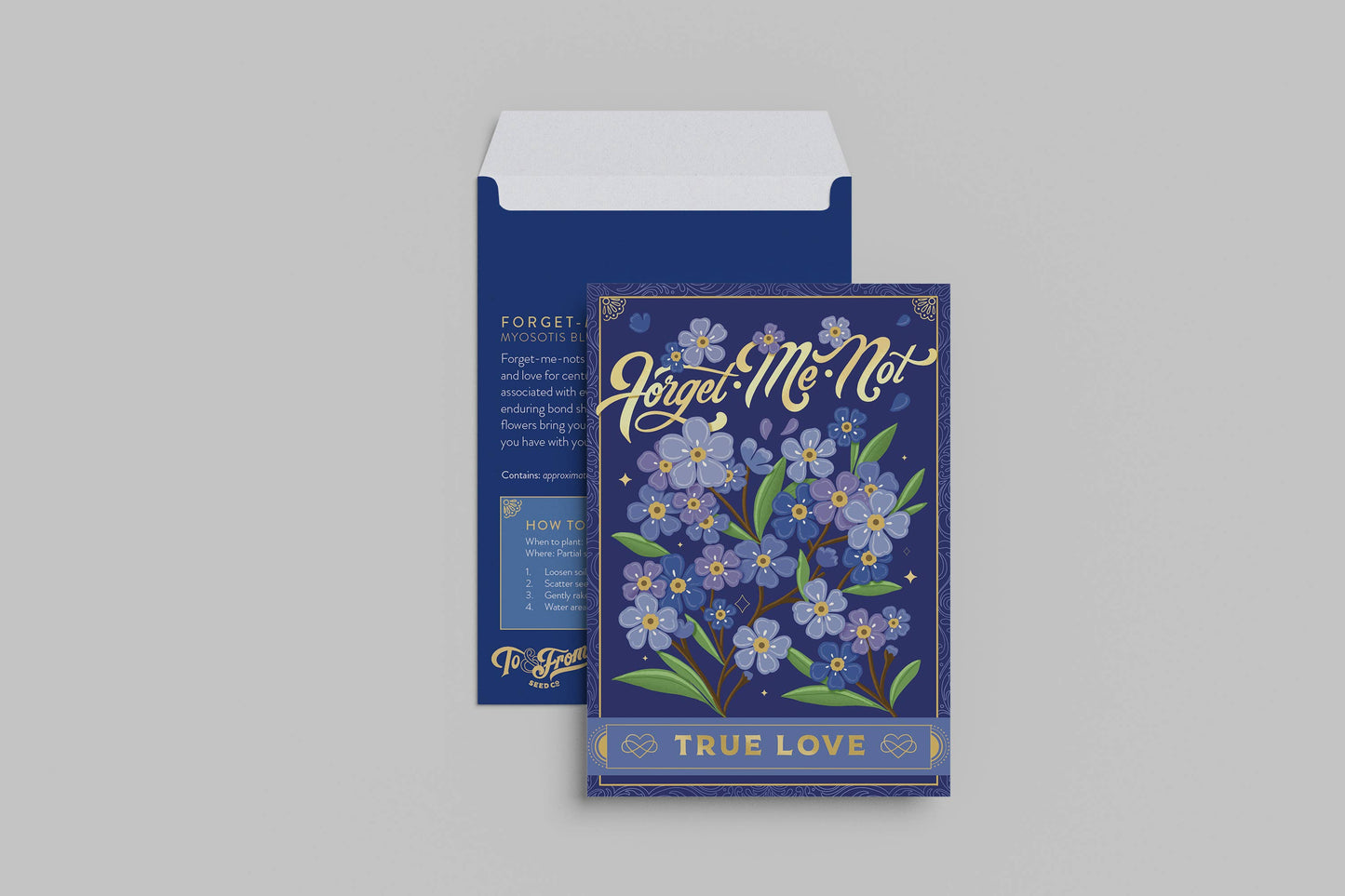 Forget-me-not (True Love) - Floriography Seed Packet