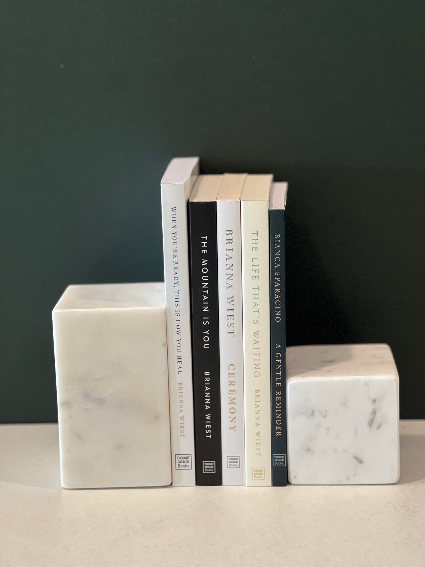 Arlo Marble Bookends-set of 2
