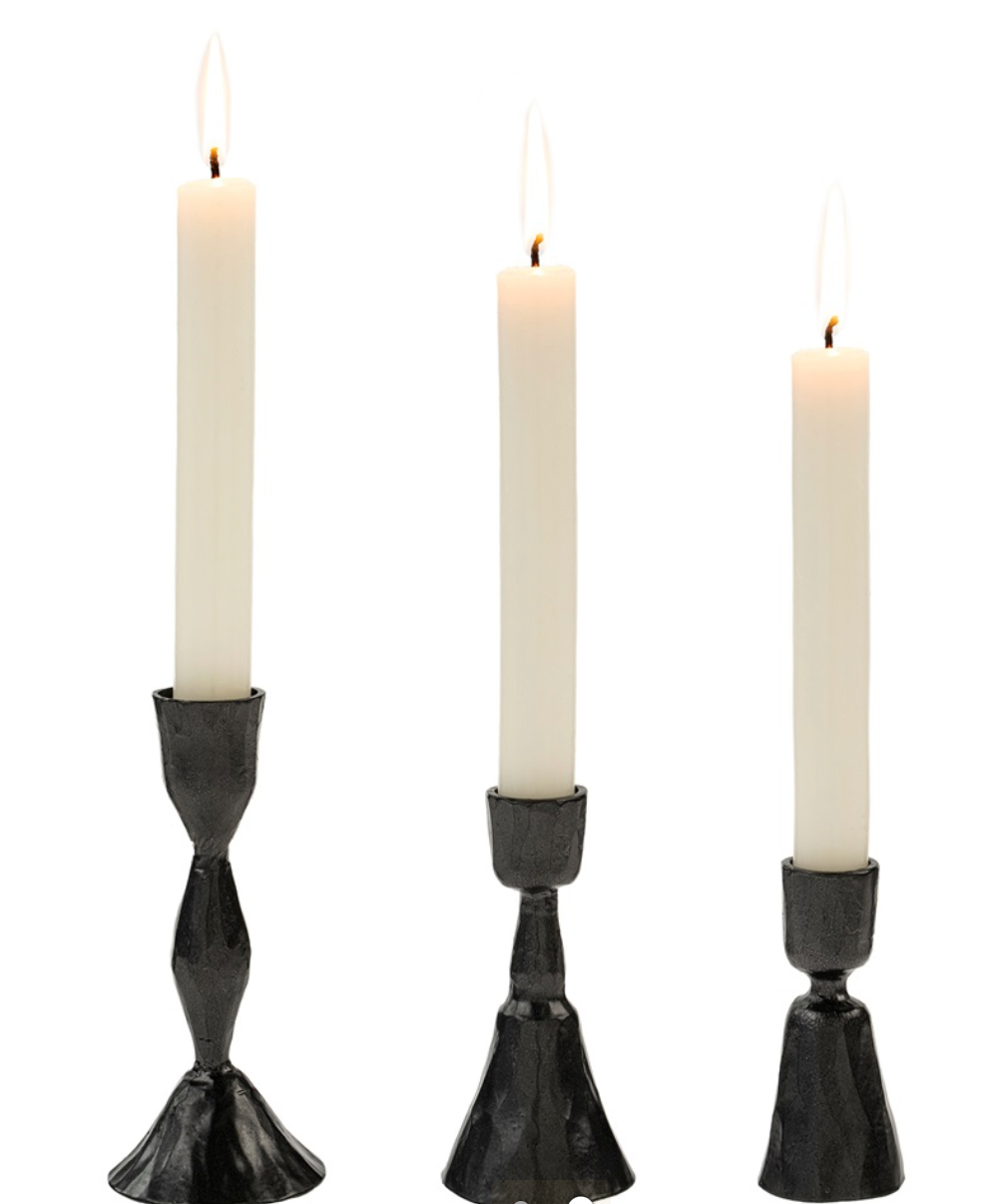 Black Candlestick Gunmetal Large
