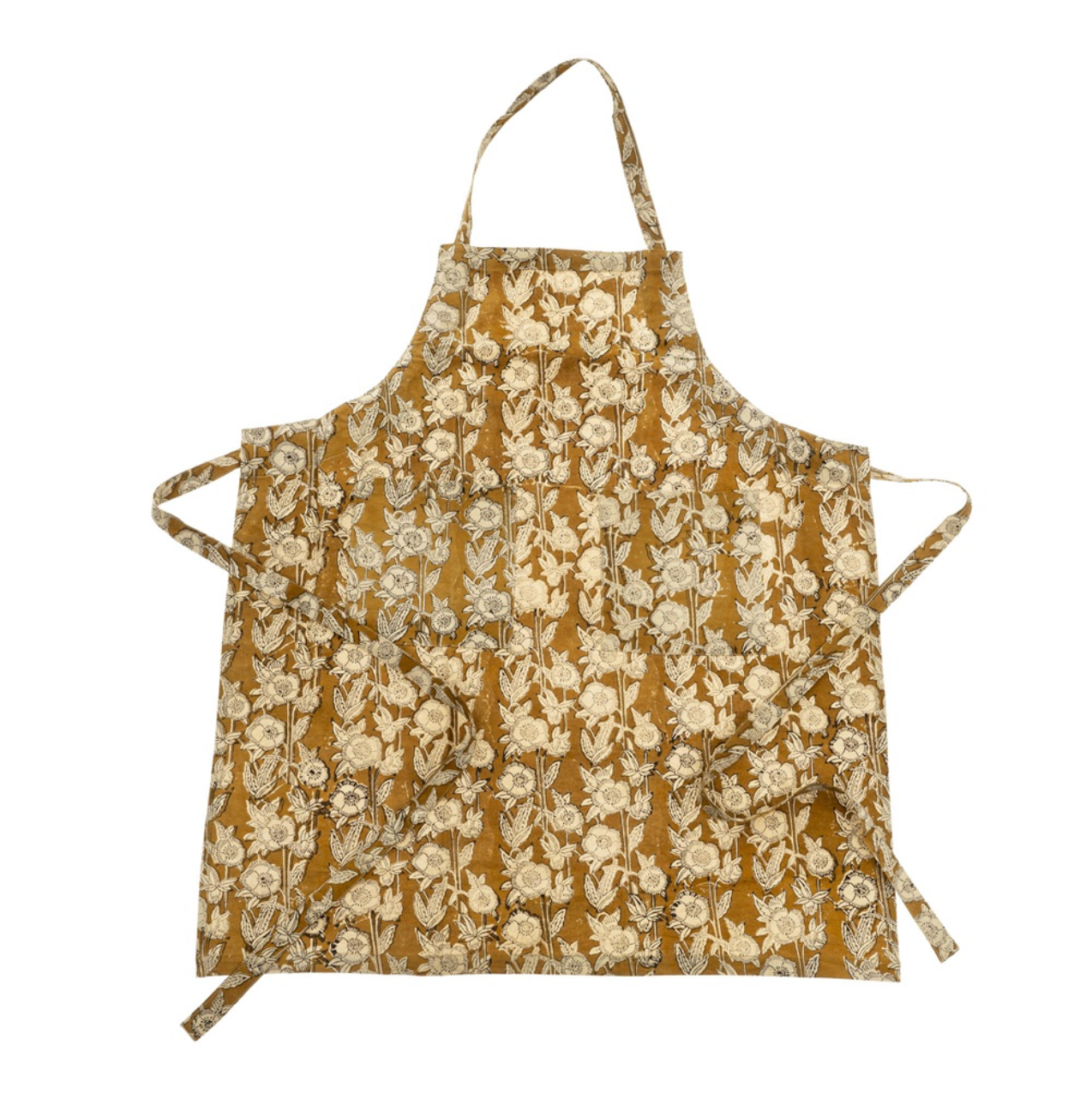 Marigold Block Print Apron