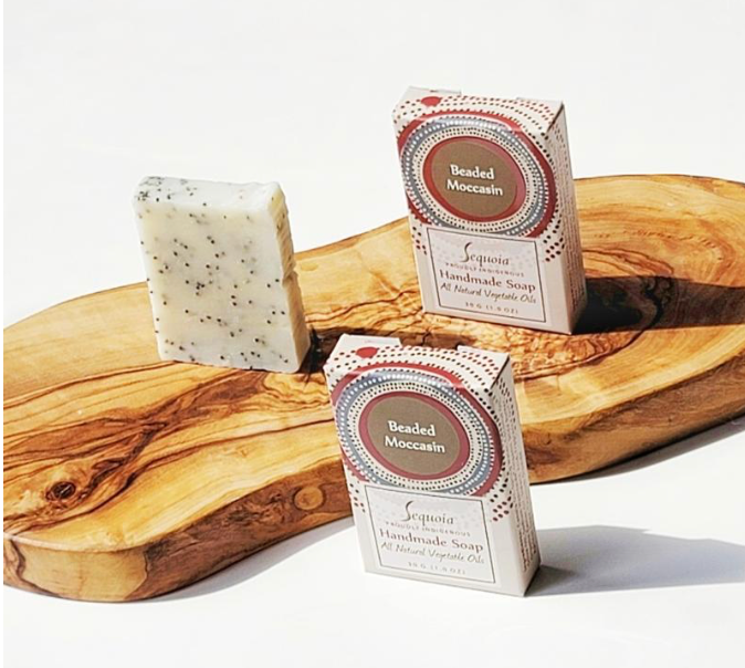 Sequoia Beaded Mocassin Mini Soap - 1 oz