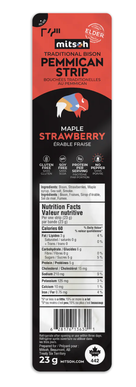 Mitsoh Pemmican Maple Strawberry