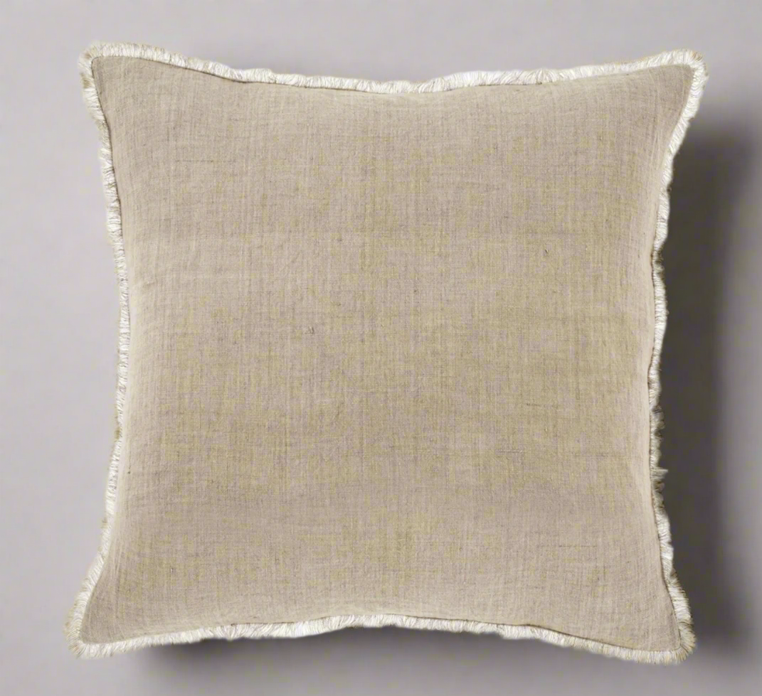 Oat Linen Pillow 20x20