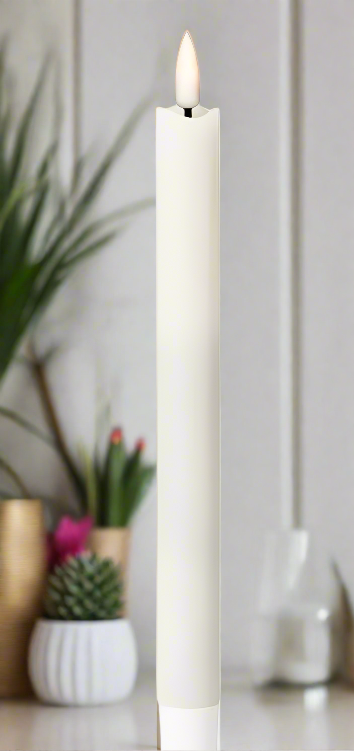 S/2- Led taper candle