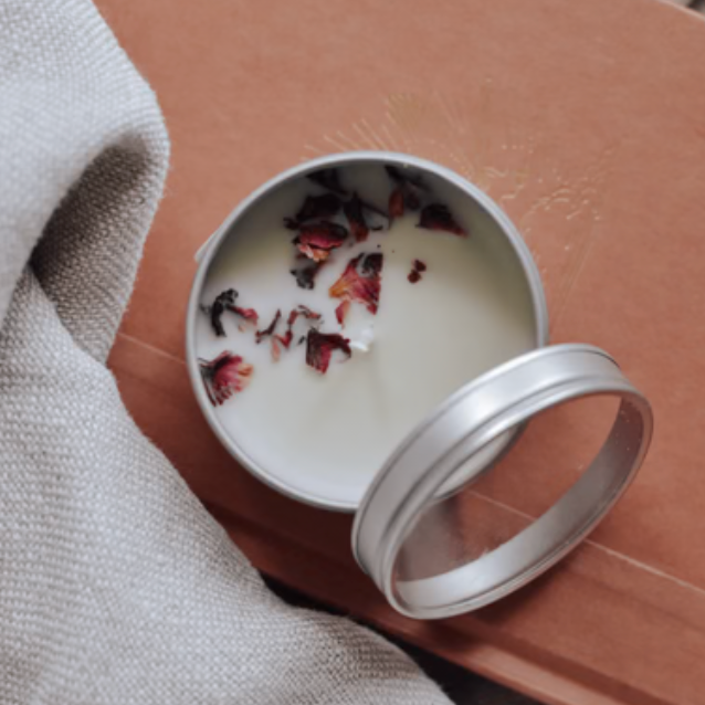 Mother Earth Wildrose Cranberry Candle