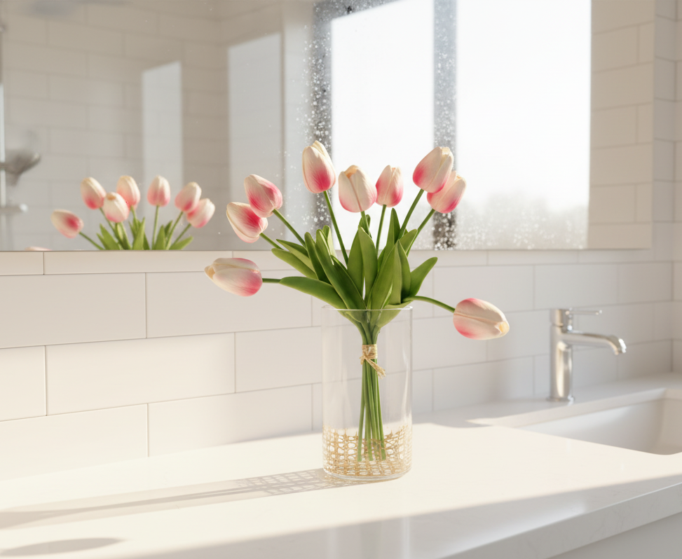 Real touch Dutch Pink Tulip Bundle
