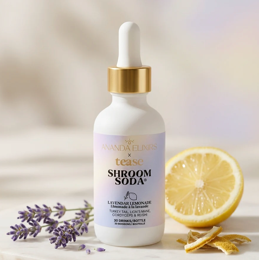 Ananda Shroom X Tease Tea Elixir - Lavender Lemonade - Limited Edition