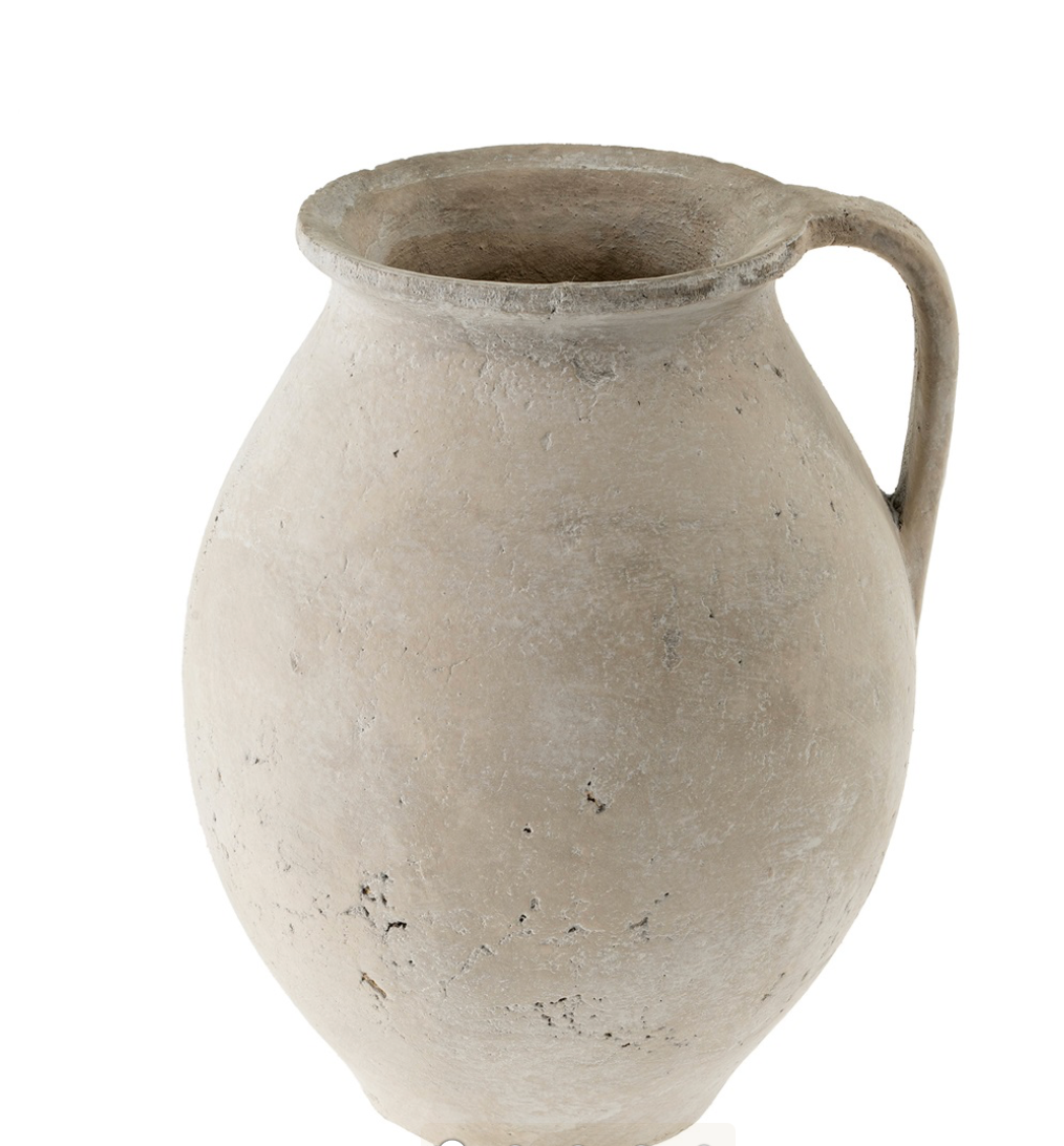 Rhodes Pitcher Vase L, Ash