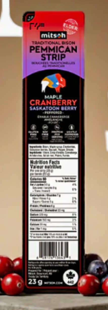 Mitsoh Pemmican Maple Cranberry Saskatoon