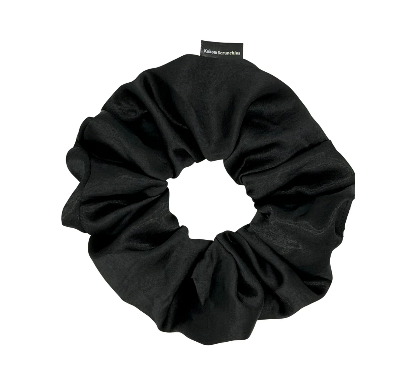 XL Kokum Scrunchie- Solid Black