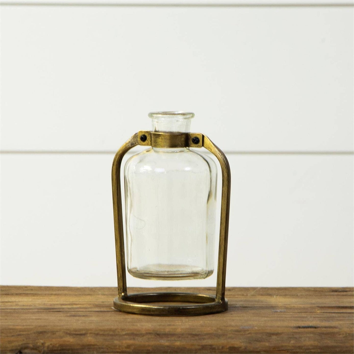 Brass and Glass Vase