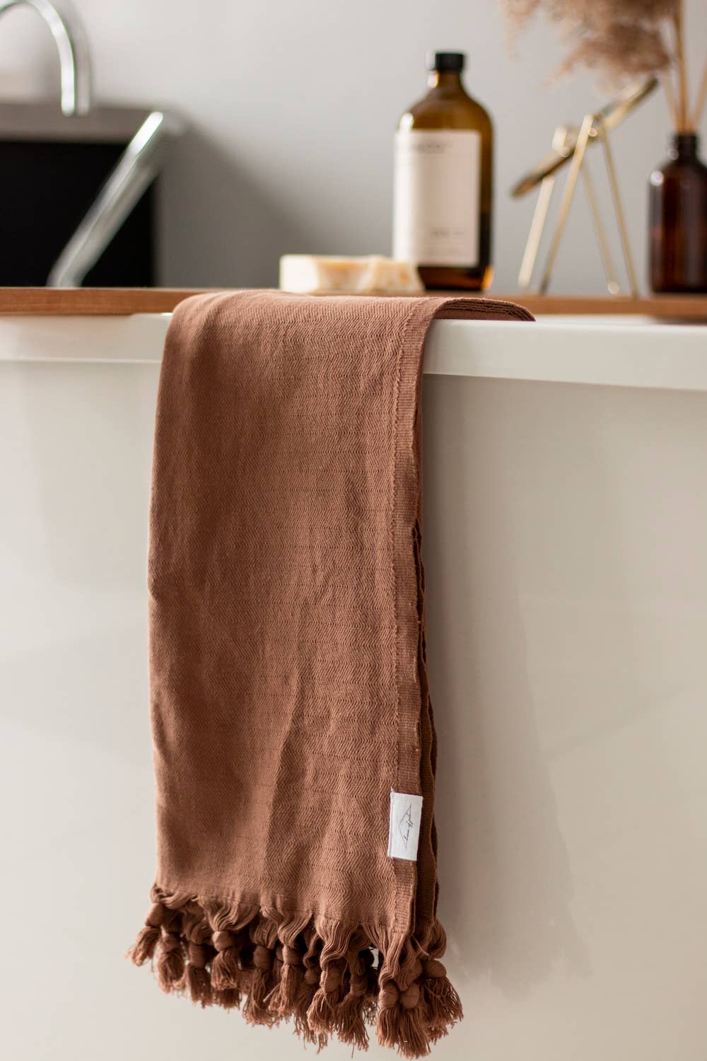 Oversized Turkish Towel/Throw in Haven
