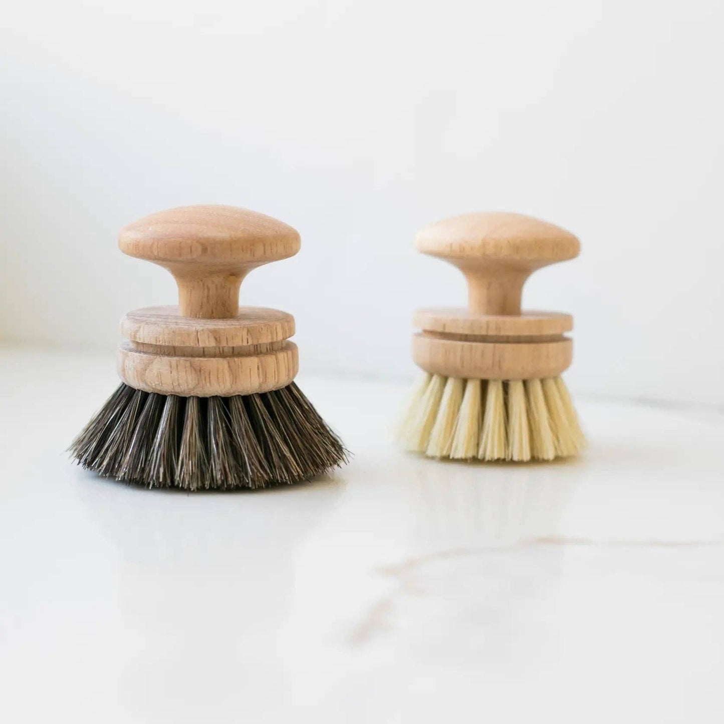 Vintage Wooden Dishwashing Brush: Horsehair