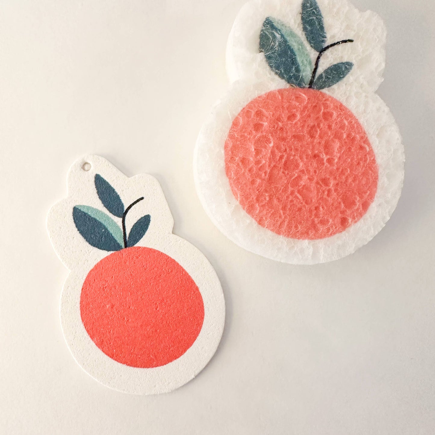 Peach Pop up Sponges