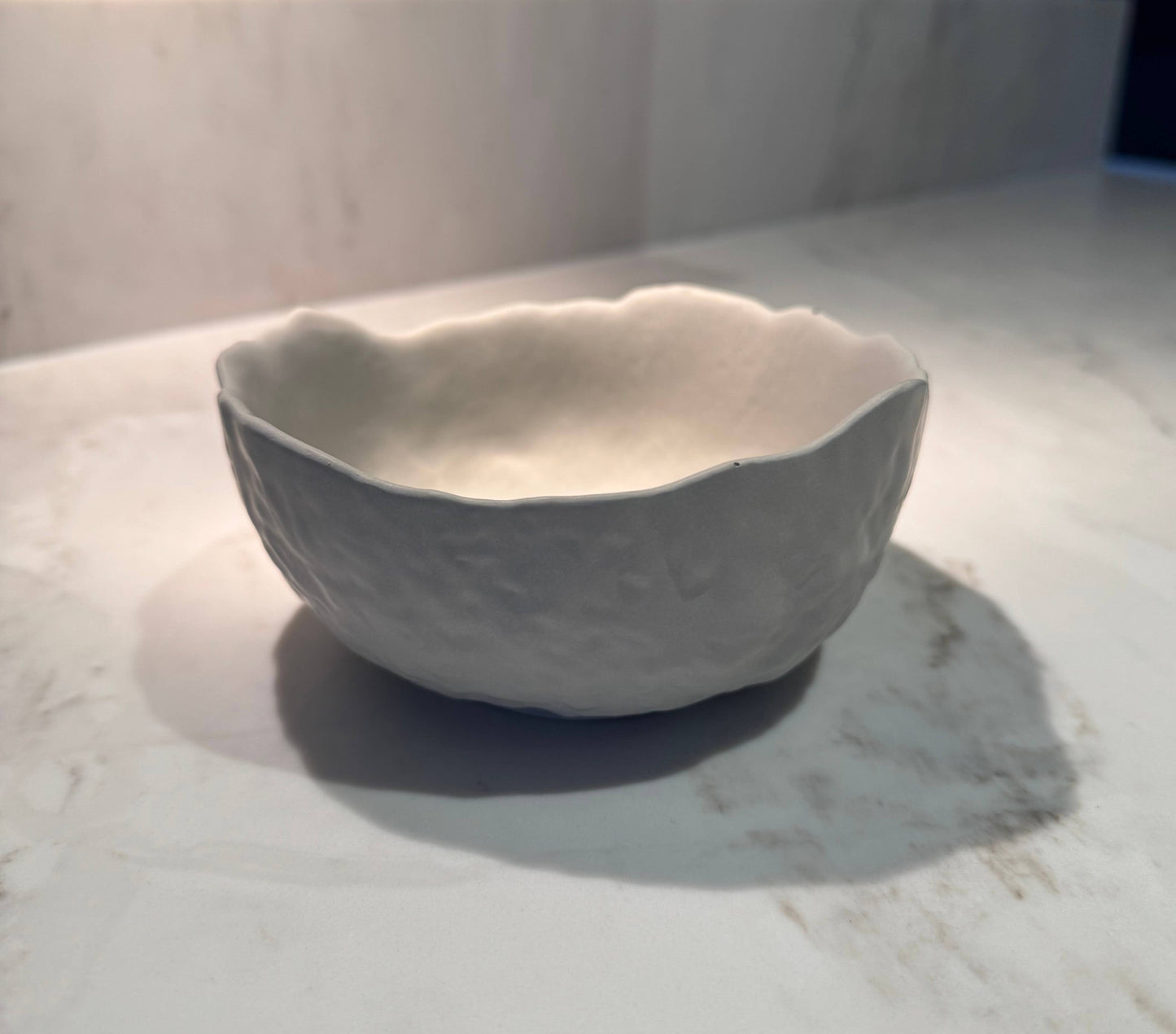 Hand-Poured Concrete Catchall Bowl
