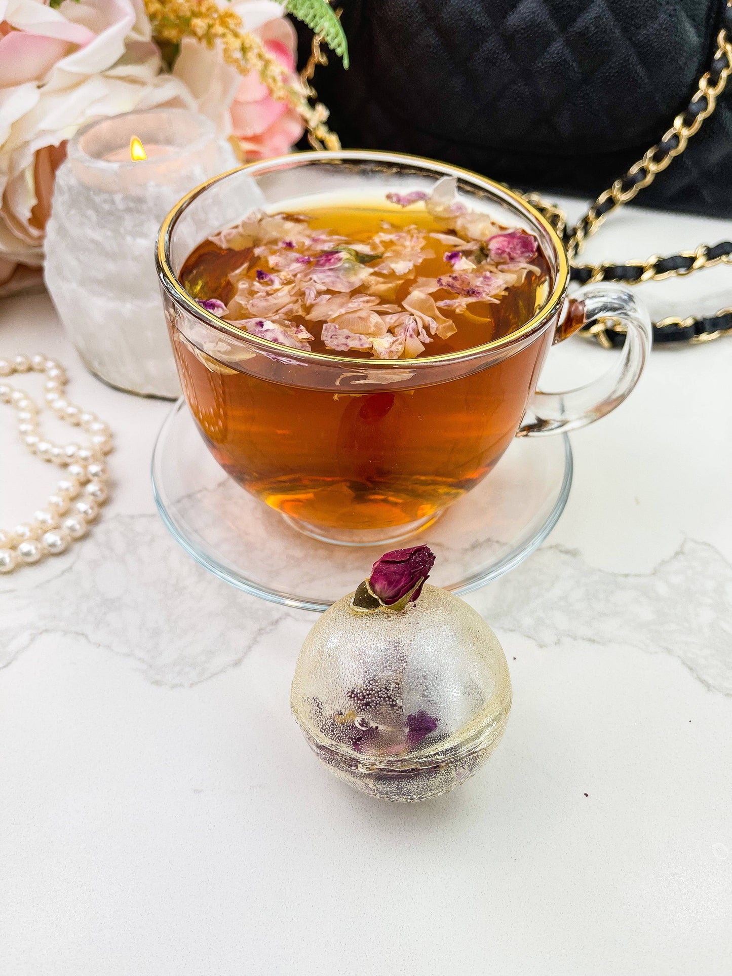 Earl Grey Rose Tea Bomb