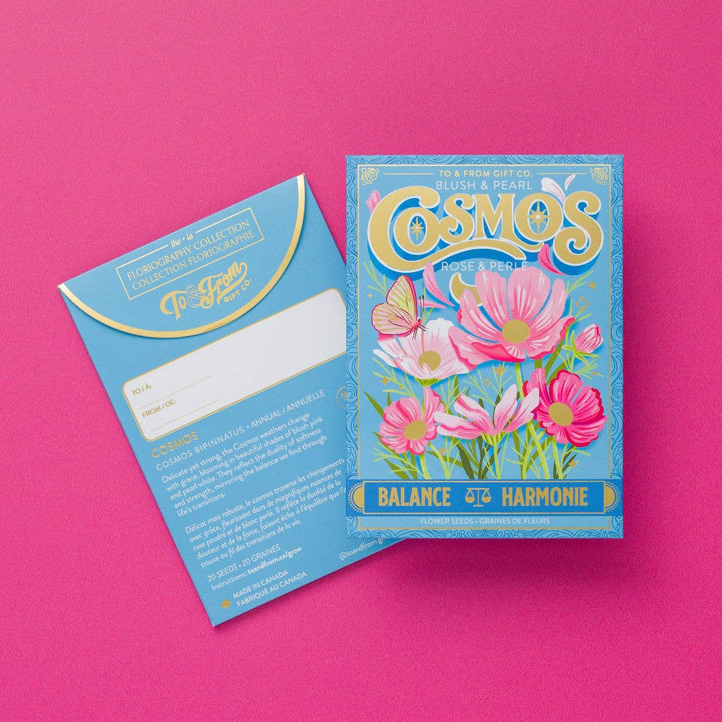 Seed Packet - Cosmos Flowers (Balance)