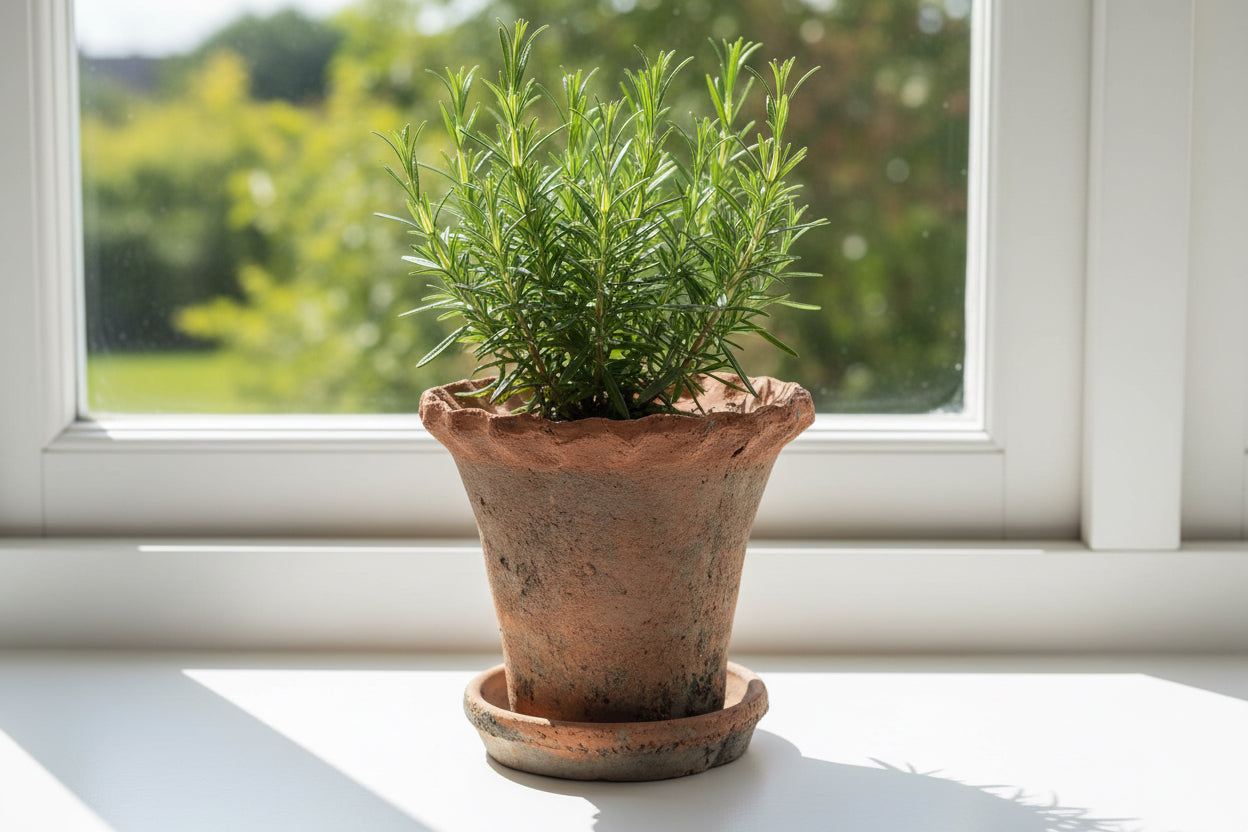Terracotta Scallop Planter Lg