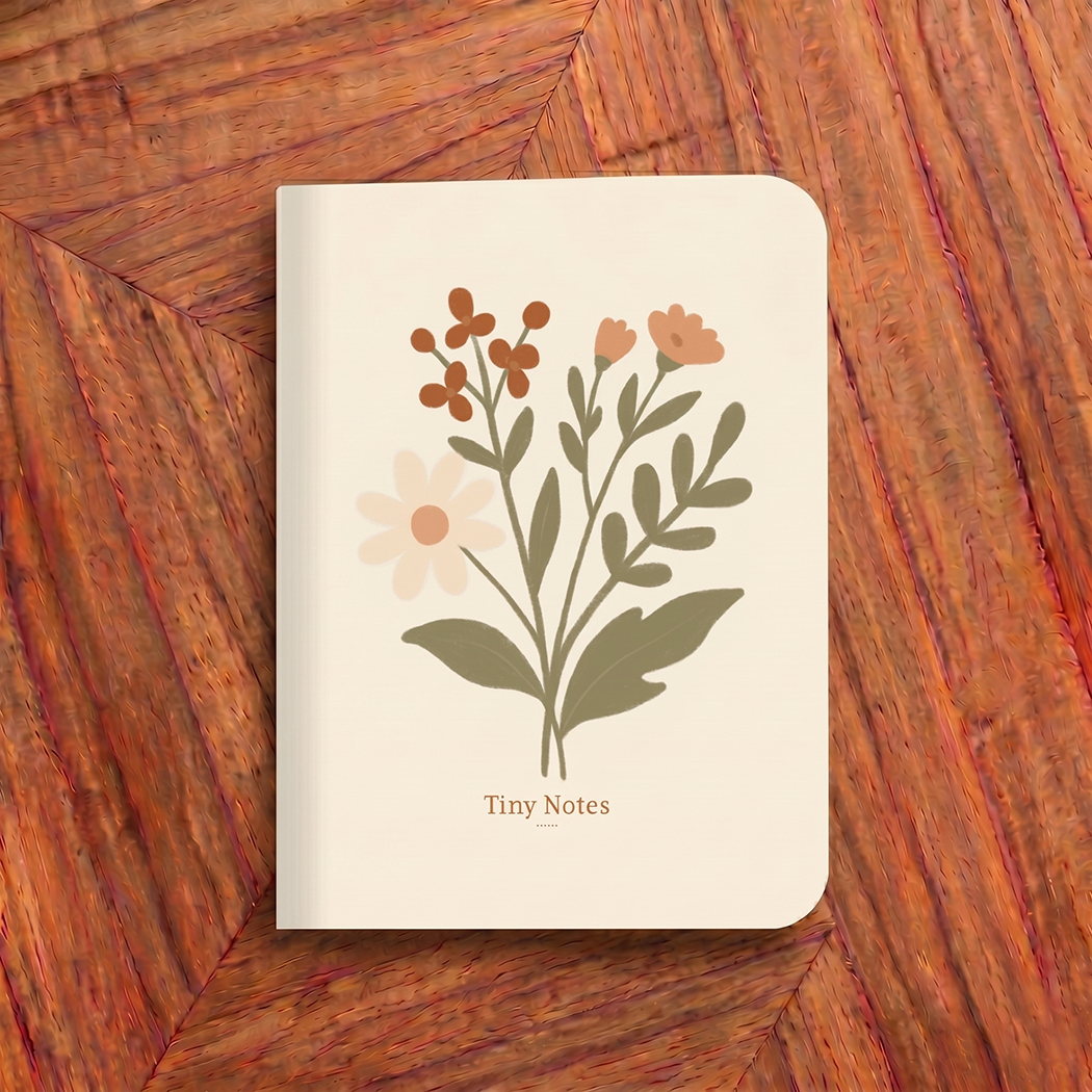 Green Wildflowers  | Pocket Notebook