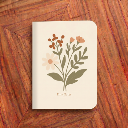 Green Wildflowers  | Pocket Notebook