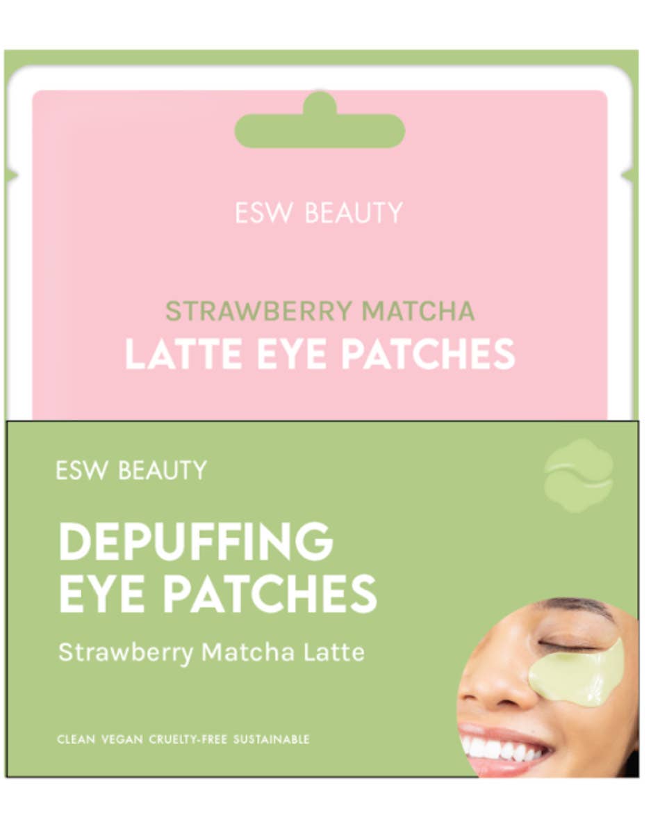 Strawberry Matcha Latte Depuffing & Hydrating Under Eye Patches