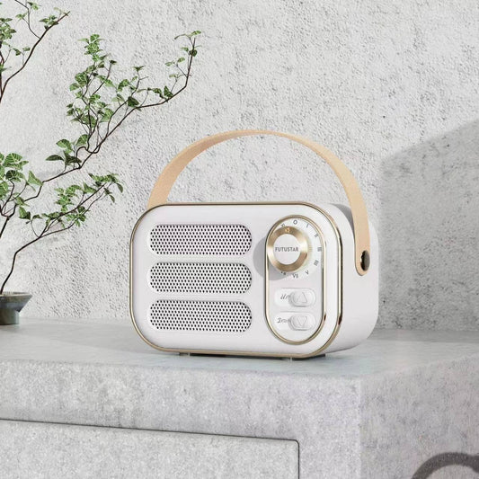 Retro Wireless Speaker(White)