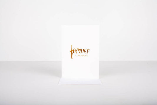 Forever & Always Greeting Card