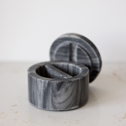 Marble Salt and Pepper Canister
