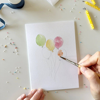 Paint-Your-Own Birthday Card Set