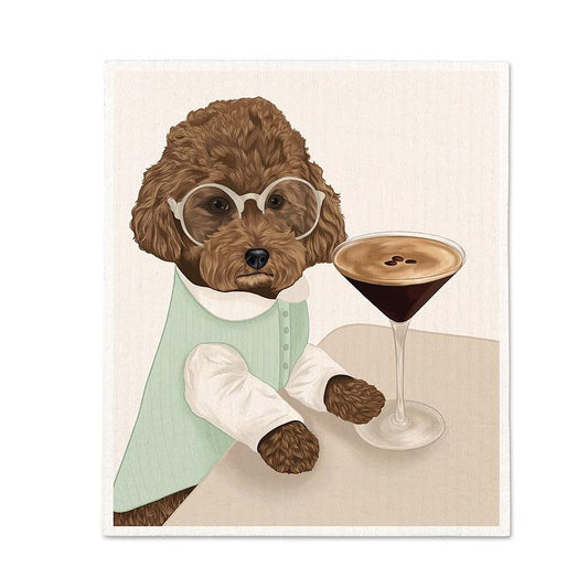 Dog & Espresso Dishcloth