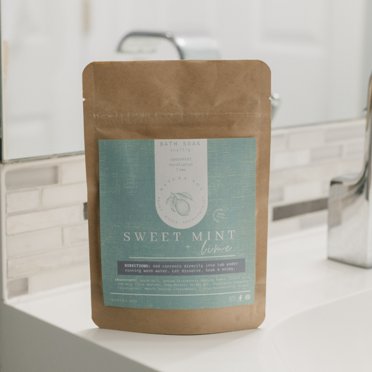 Sweet Mint + Lime Bath Soak