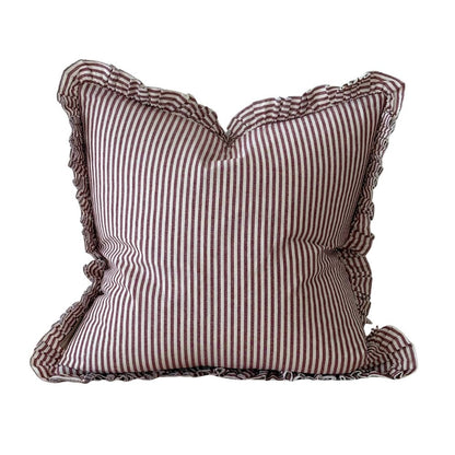 Darcy Burgundy Stripe Pillow